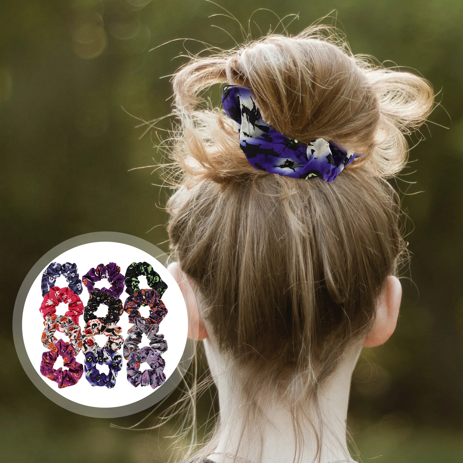 

12 Pcs Halloween Hair Tie Women Accessory Ropes Ties Accessories Girls Headband