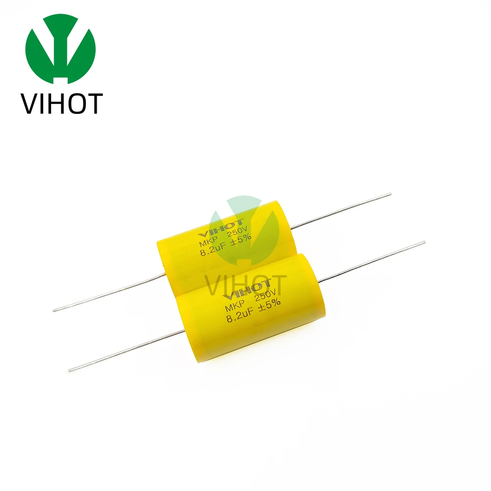 Аудио конденсатор VIHOT 1 шт. 250 В постоянного тока Audiophiler Axial MKP 8 2 мкФ для HIFI DIY