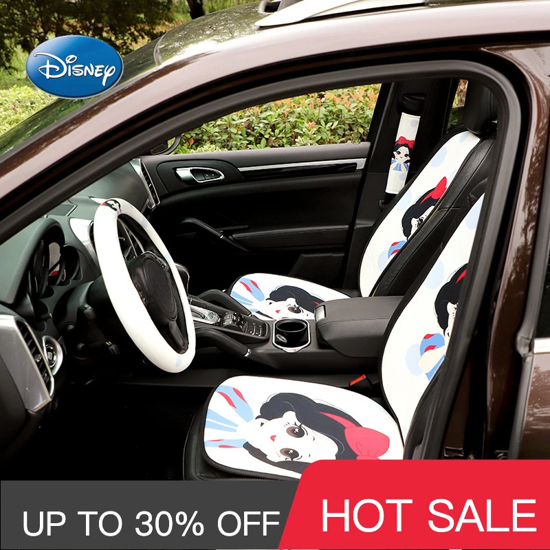 Disney Snowyprincess Cartoon Car Seat Cover Set Kawai Car Accessories Seat Cover Full Set for Women Interior Design Decoration Disney Snowyprincess Cartoon Car Seat Cover Set Kawai Car Accessories Seat Cover Full Set for Women Interior Design Decoration