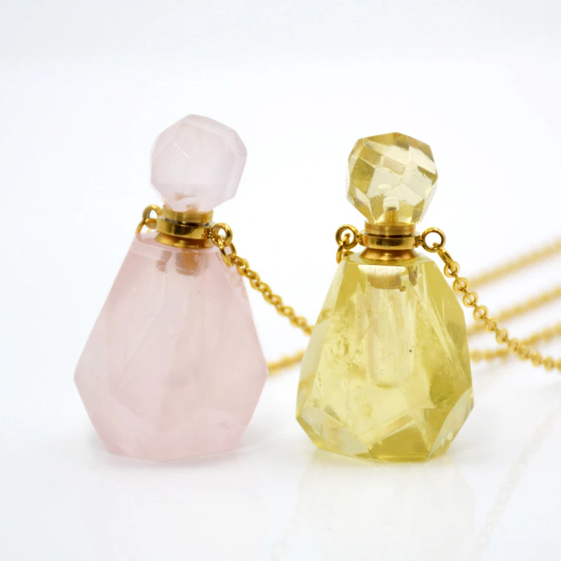 

Натуральный розовый кварц, аметист, эфирные масла, диффузор, драгоценный камень, ожерелье для женщин