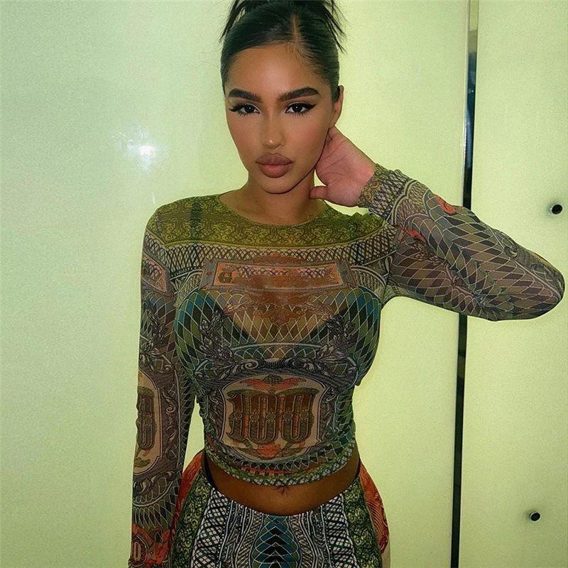 

Пляжная накидка для женщин, летнее платье 2022, кафтан, новый пикантный костюм с принтом и длинными рукавами, брюки с высокой талией, купальник...