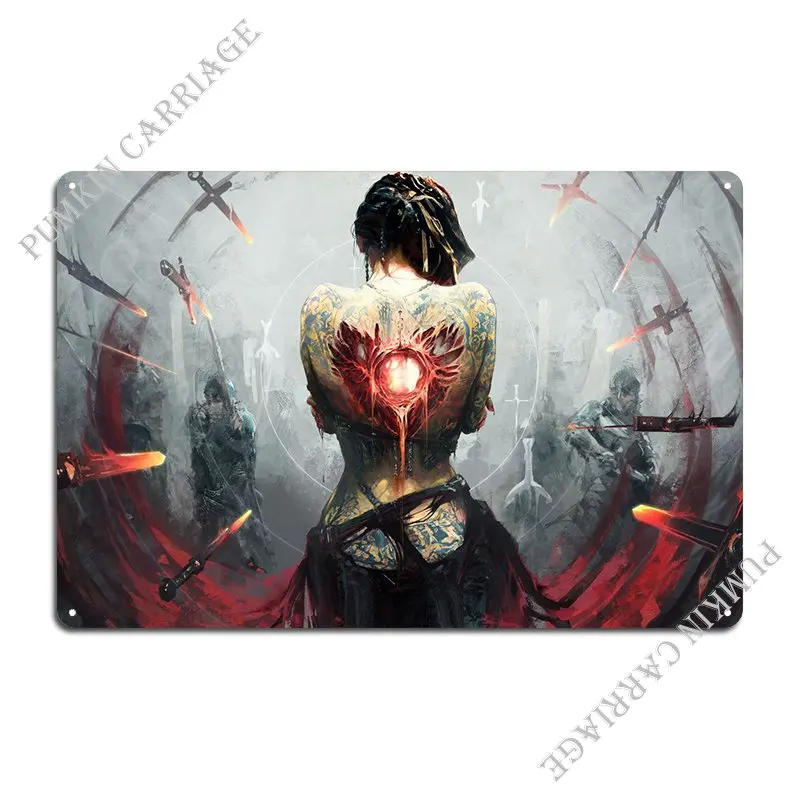 Кровавое пламя металлическая фотография Классический Настенный декор