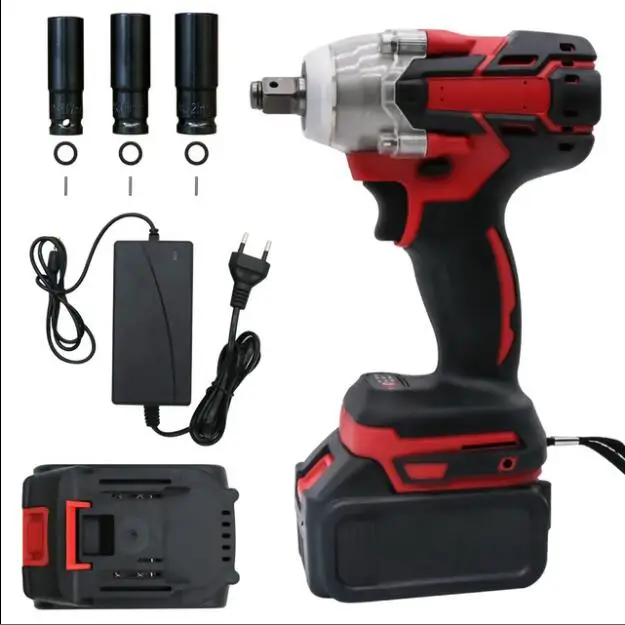 

12V Electric Impact Wrench & Screwdriver Cordless Brushless with 2400mAh Rechargeable Battery 1/2'' Impact Spanner Drill Driver