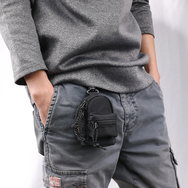 Миниатюрный нейлоновый рюкзак с подвеской модная мужская нагрудная сумка