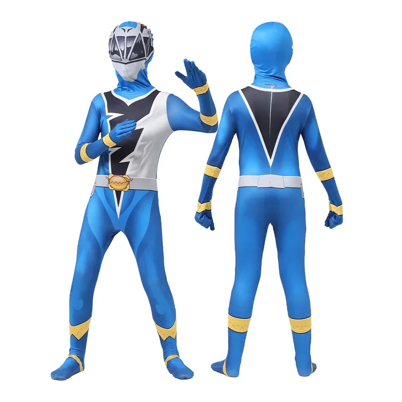 Взрослые дети power kishingyu Sentai ryusoulger косплей костюм красный человек-паук для