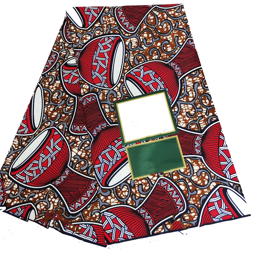 2022 Нигерия батик высокое качество Анкара Африканский ткань чистый хлопок