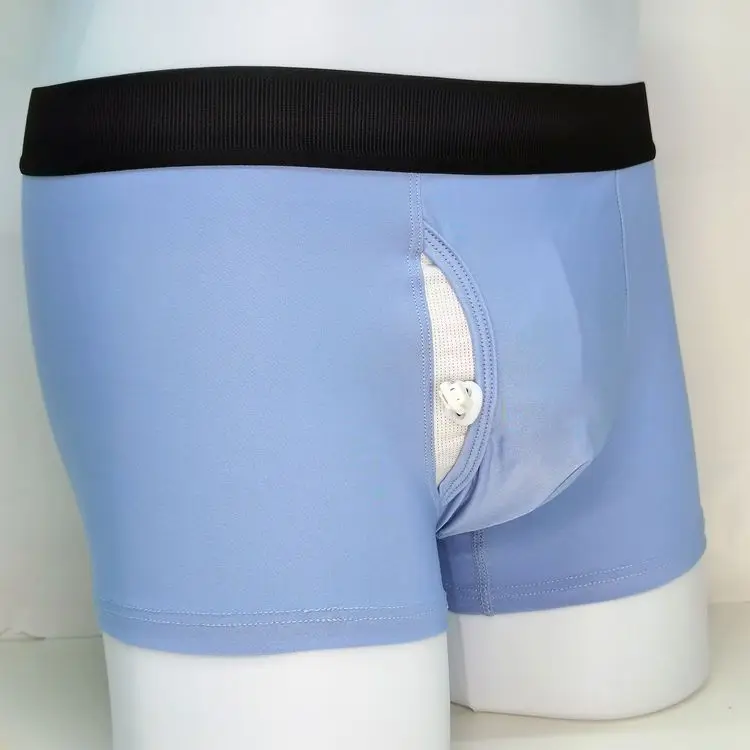 

Мужское сексуальное магнитное нижнее белье, специальные боксеры с крючком и петлей для промежности, регулируемые боксеры для мошонки, вари...