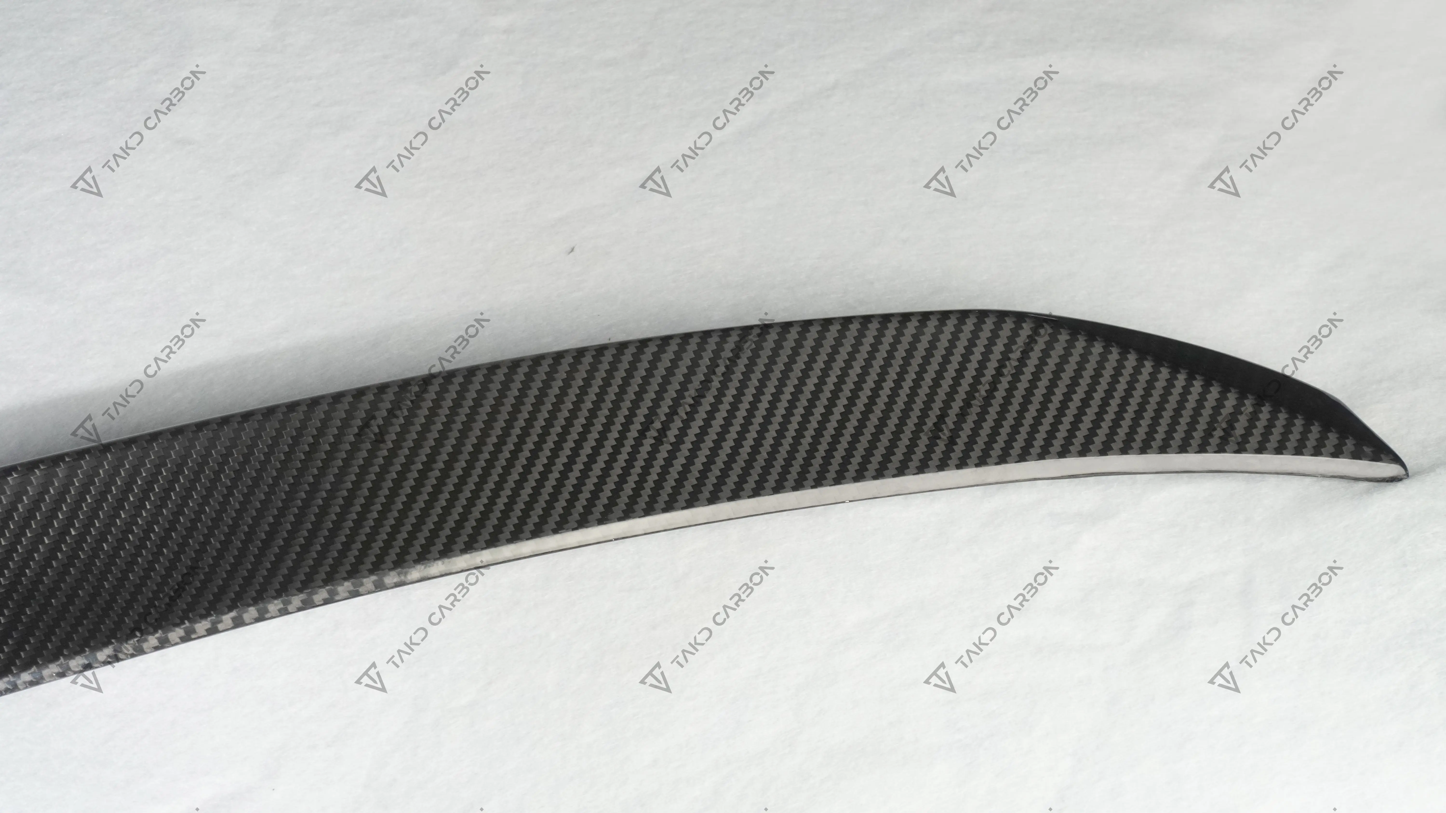 CS-стиль 3K саржевый всесухой задний спойлер из углеродного волокна универсальный
