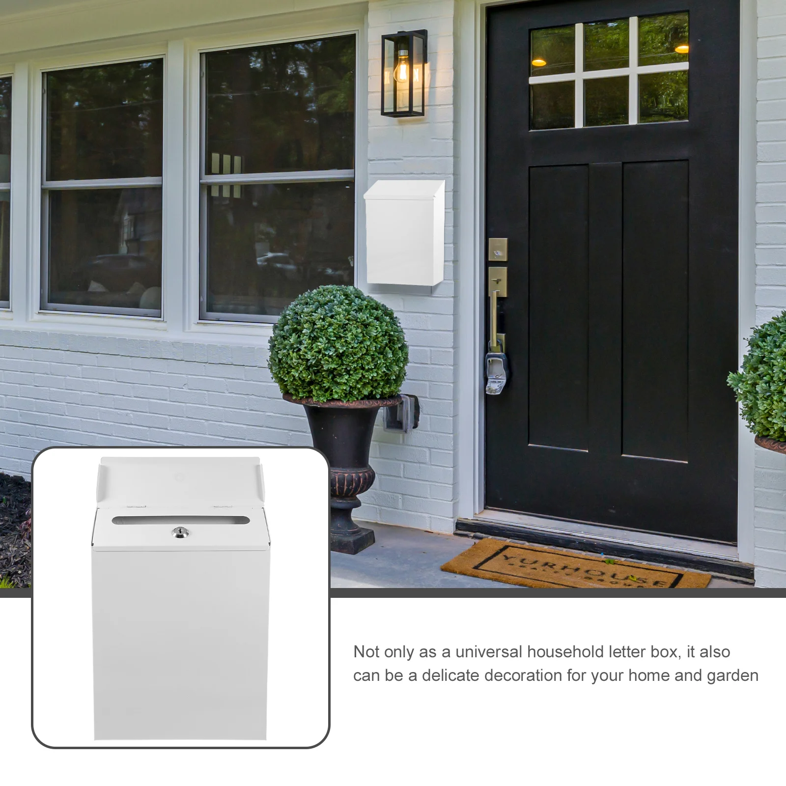 Креативный настенный кронштейн для почтового ящика в стиле ретро европейский и