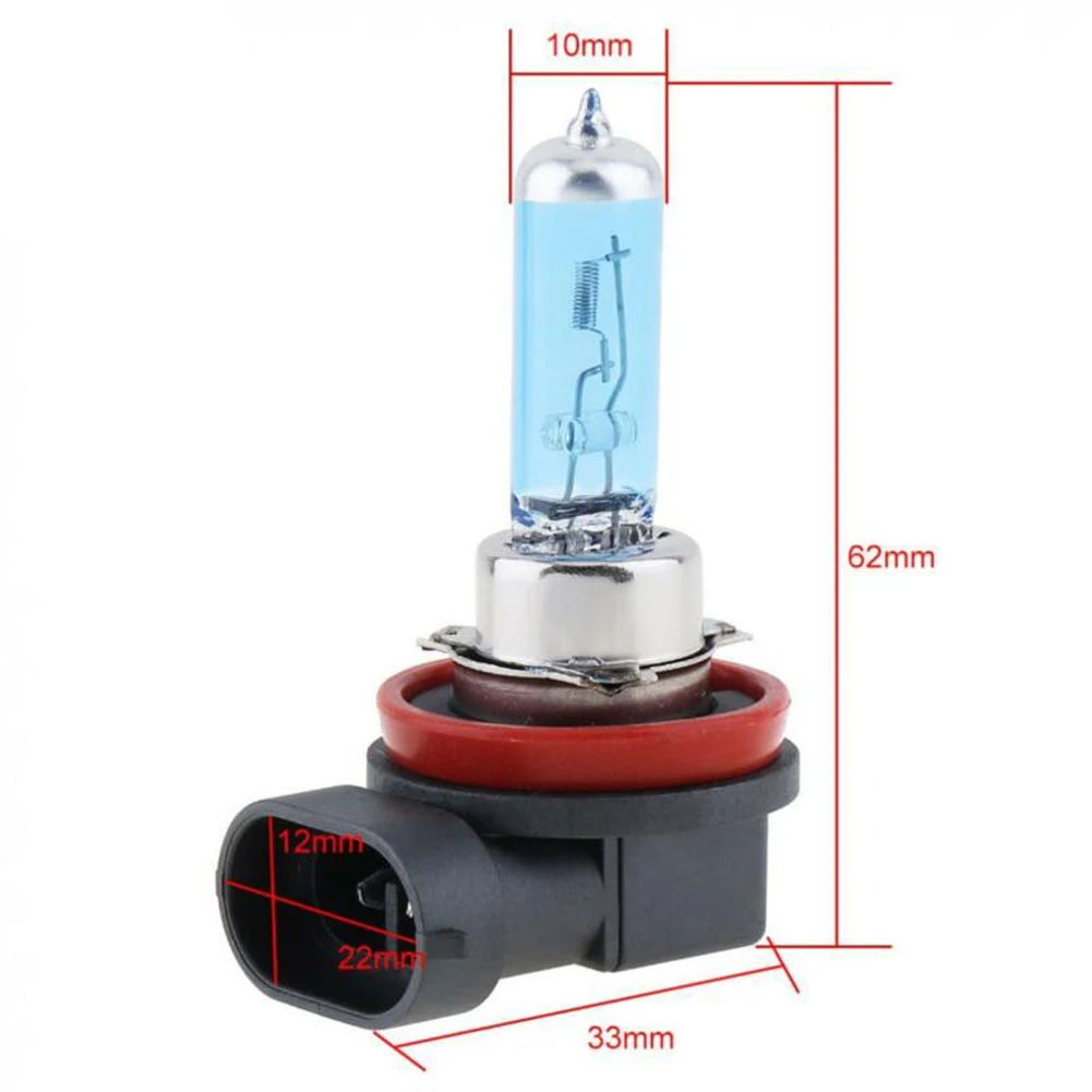 

5000K Fog Light Bulb Car Headlight Lamps Parts Quartz Replacement Super Bright White Xenon 12V Accessories New