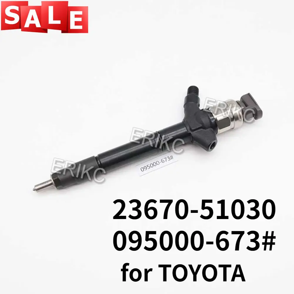 

New 095000-673# 095000-6730 095000-6731 Common Rail Fuel Injector Parts Nozzle for TOYOTA Injector 23670-51030