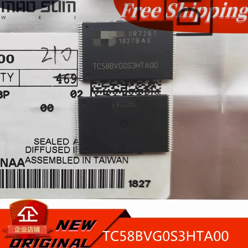 

5PCS~50PCS/LOT NEW100% TC58BVG0S3HTA00 TC58BVG0S3HTAOO TSOP-48PIN ORIGINAL