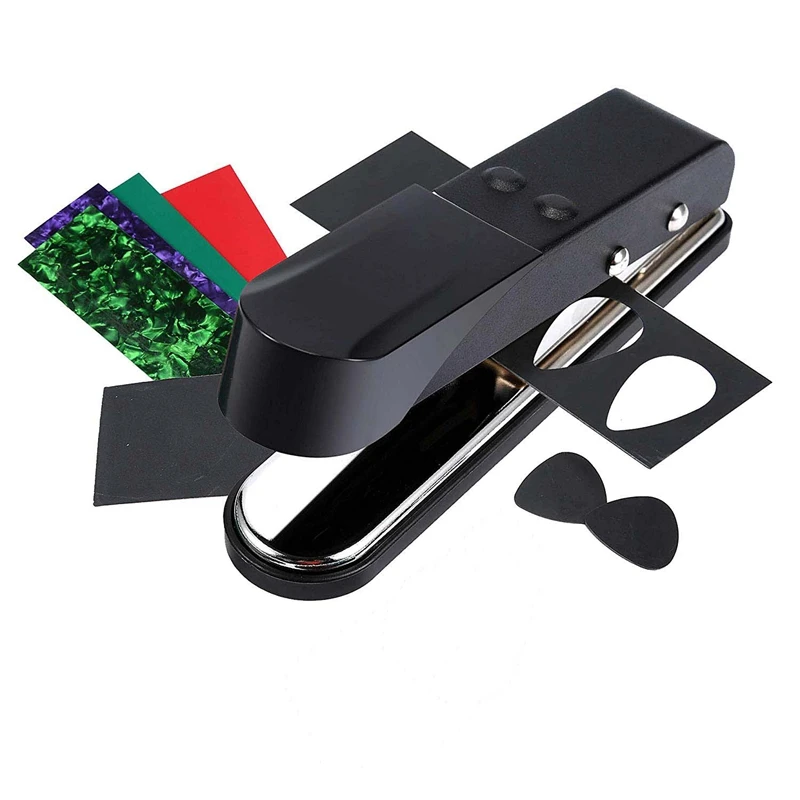 

Guitar Pick Punch DIY Card Cutter Plectrum Punch Fashion Competitive Guitar Pick Cutter Musical Instrument Accessories