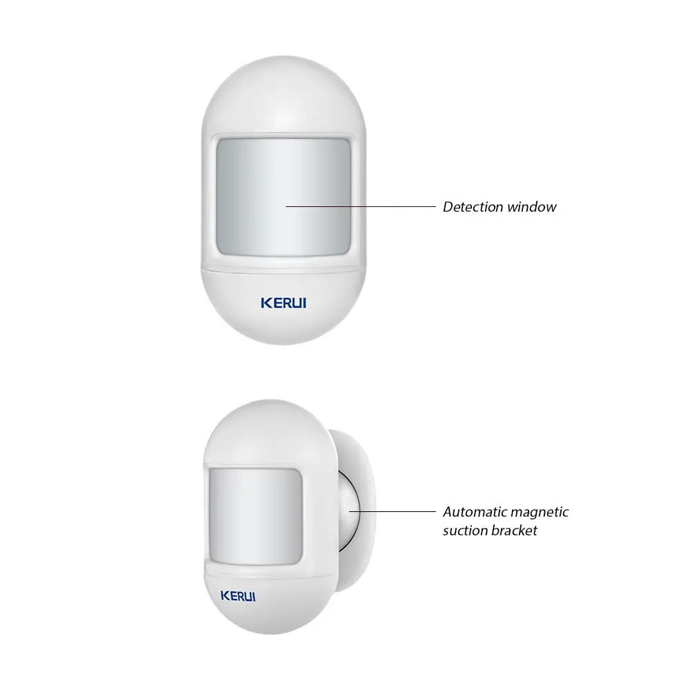 KERUI Mini Wireless Intelligent PIR Motion Sensor Alarm Detector For GSM PSTN Home Burglar Anti-Theft Alarm System Security images - 6