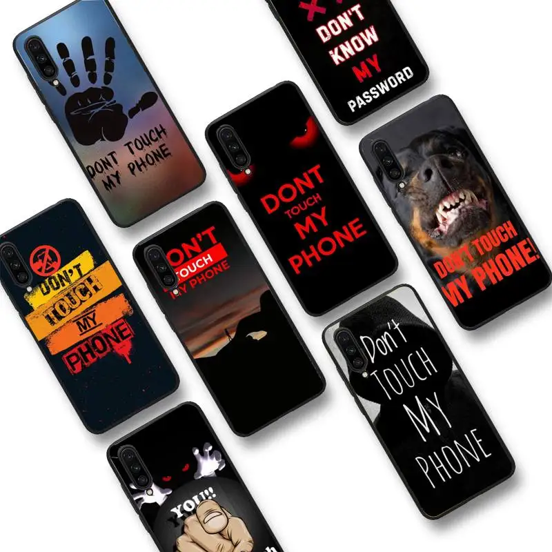 

Dont Touch My Phone Phone Case For Xiaomi mi9 mi8 F1 9SE 10lite note10lite Mi8lite Coque for xiaomi mi5x