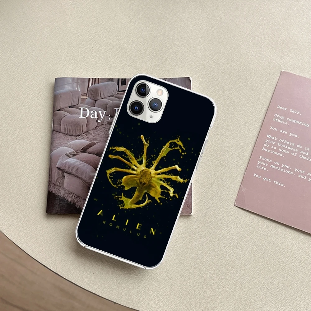 Чехол для мобильного телефона Cool Alien Romulus iPhone 15 14 13 12 11 X XR XS 8 Pro Max Plus мини-прозрачный