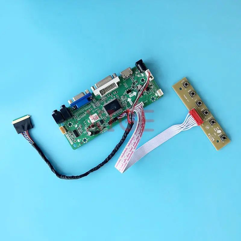 

LCD Driver Controller Board For LTN140KT01-001/301 40-Pin LVDS Laptop Monitor 1600*900 Kit DIY DVI VGA Audio HDMI-Compatible 14"