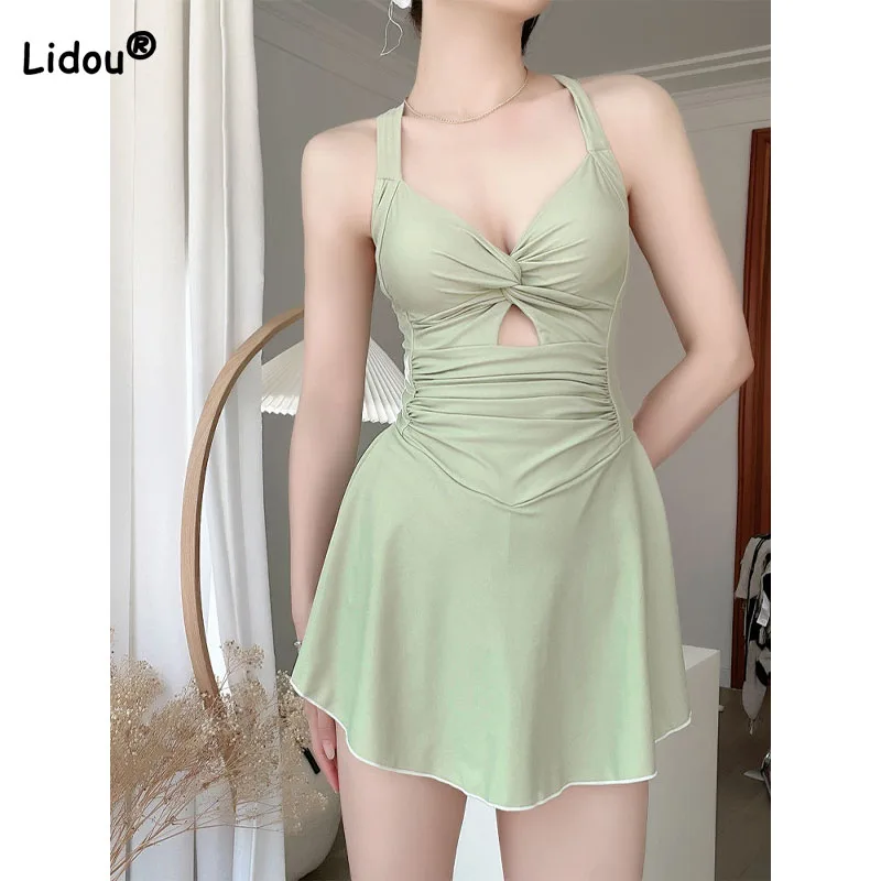 Модный однотонный Женский комплект