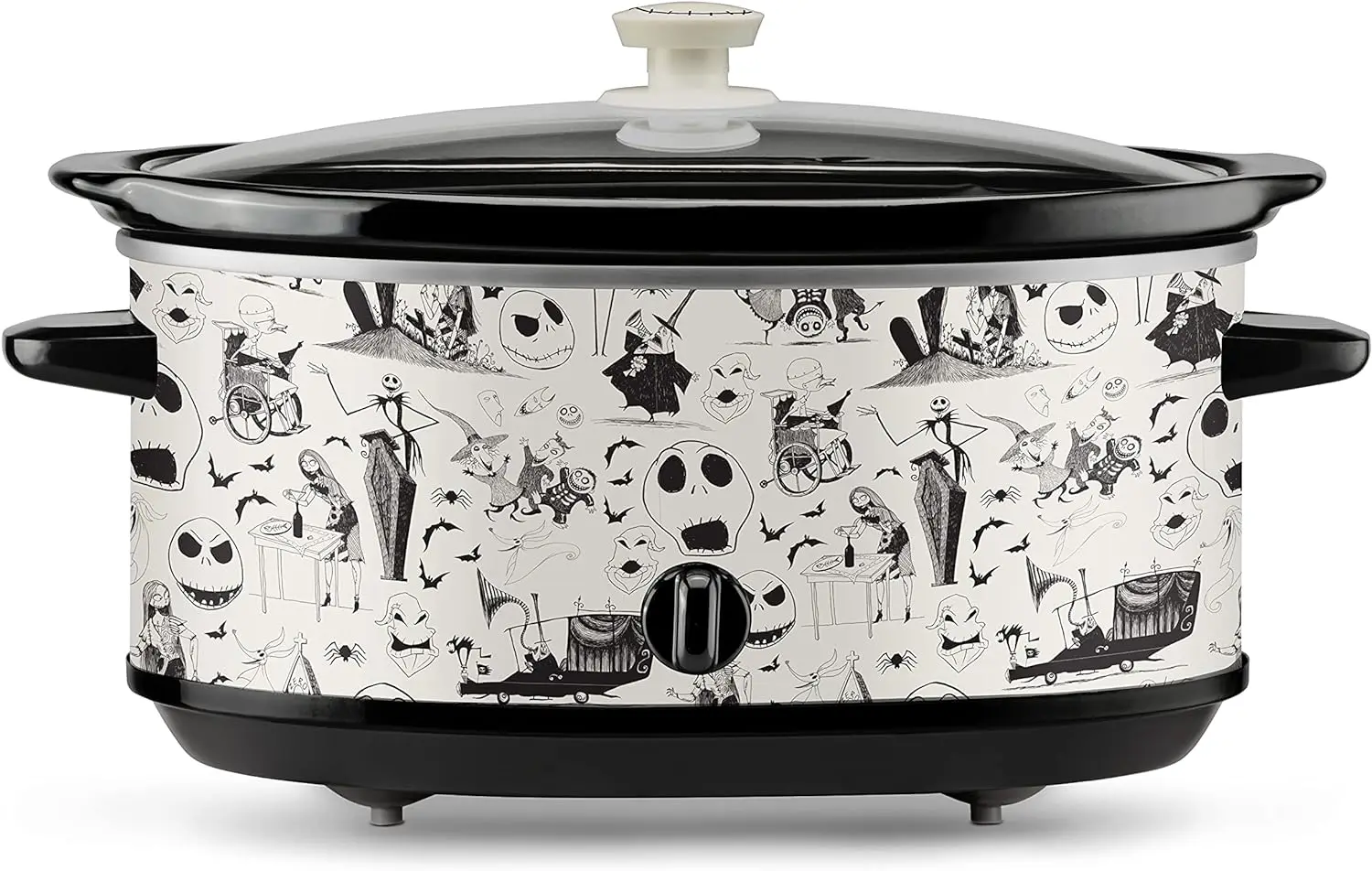 

Before Christmas 7-Quart Sketch Pattern Slow Cooker