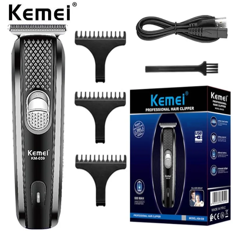 

Kemei Powerful Cordless Hair Clipper For Men Edge Hair Trimmer Beard Grooming Electric Hair Cutting Machine Rechargeable Haircut