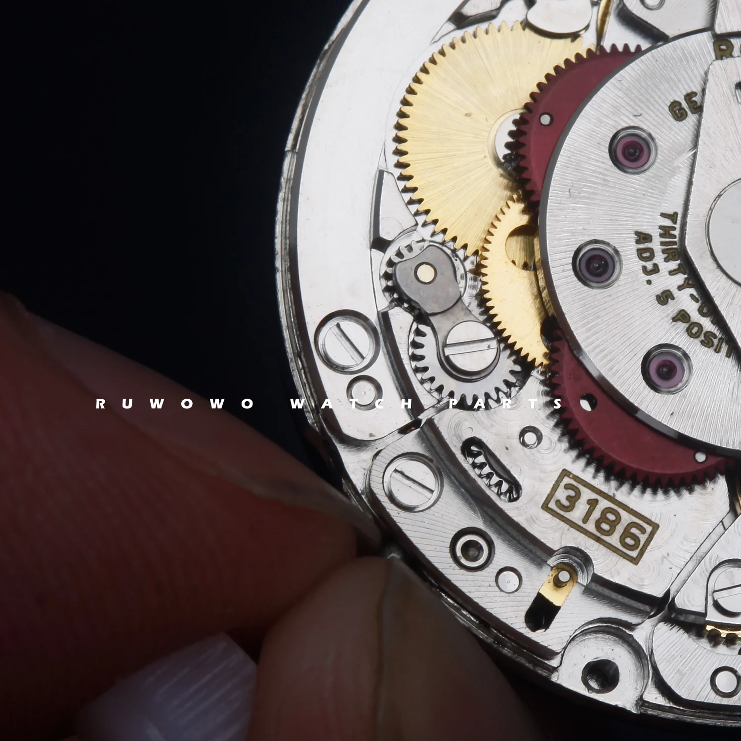 vr 3186 gmt movement with dial and hands 100% new