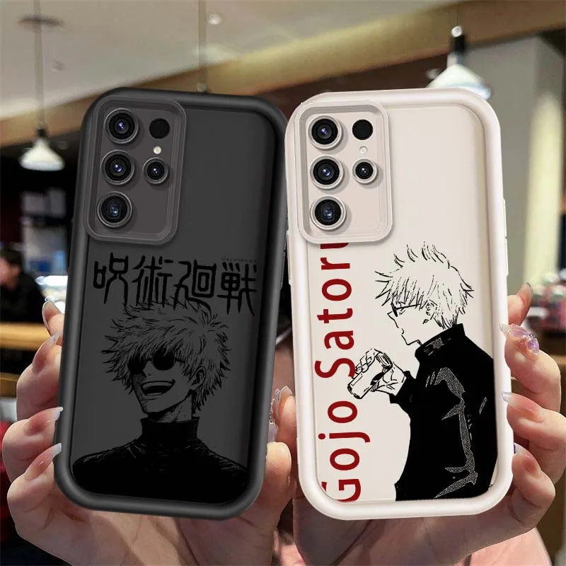 Фото Чехол для телефона Gojo Satoru Cute для Samsung Galaxy S25 S24 S23 S22 S21 S20 Ultra Plus FE 5G Eye Ladder №2