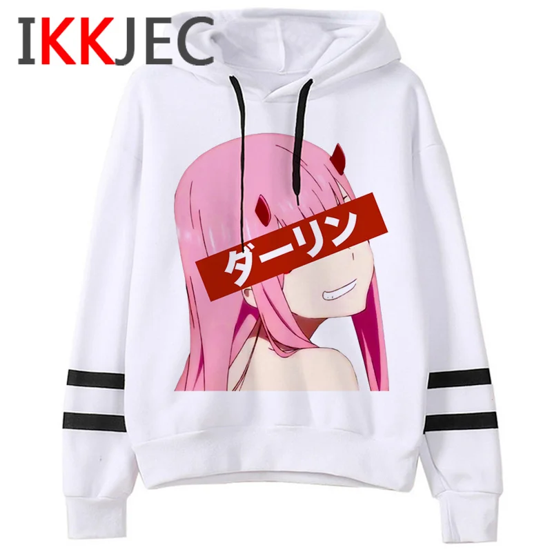 

Zero Two Darling in the Franxx hoodies men sweat y2k Winter 90s Hood Hooded Shirt men streetwear pulls