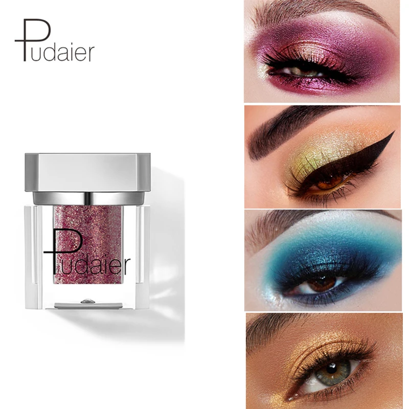 

New 16 Colors Diamond Glitter Eye Shadow Face Makeup Highlighter Long Lasting Matte Brighten Shiny Eyeshadow Eye Pigments