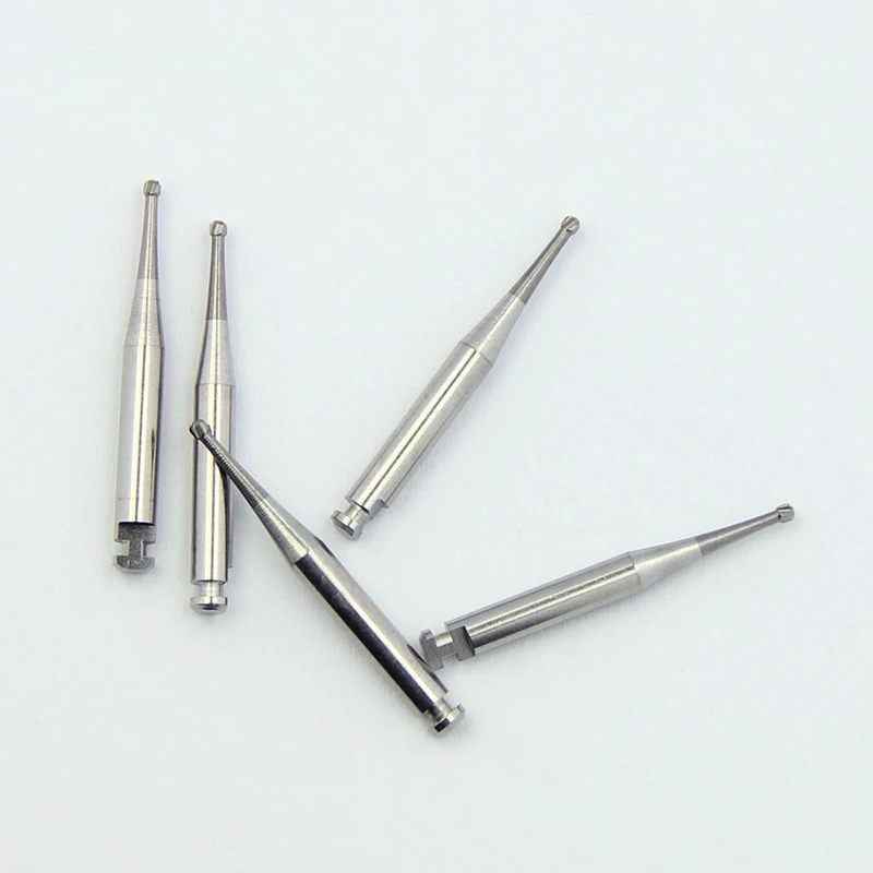 

5pcs/Lot Dental Tungsten Carbide Burs RA 2 Dentistry Grinding Drills Low Speed for RA CA Shank for Bending Handle Dentists Tools