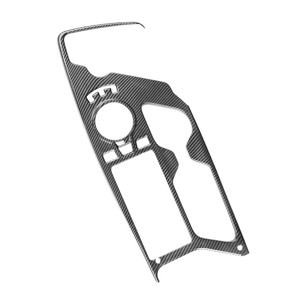 

Car Carbon Fiber Center Console Gear Shift Water Cup Holder Decoration Cover Trim Stickers for KIA EV6 2021 2022 LHD