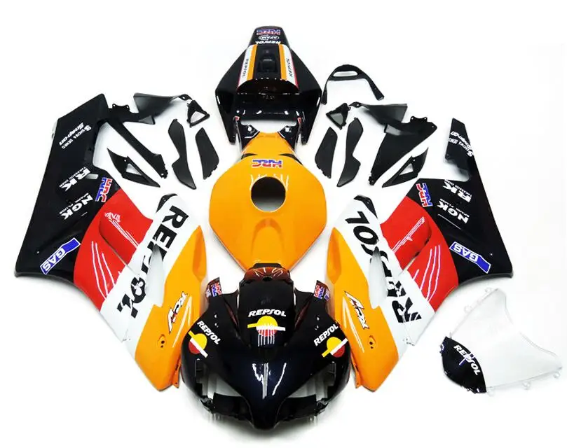 

New ABS Motorcycle Fairings Kit Fit For HONDA CBR1000RR 04 05 2004 2005 Bodywork Set Red Orange