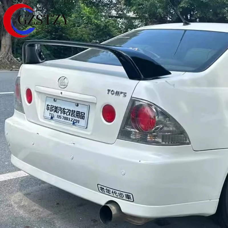 Для Lexus IS200 IS300 Toyota Altezza 1998-2005 нефарборованный спойлер из АБС-пластика багажника и