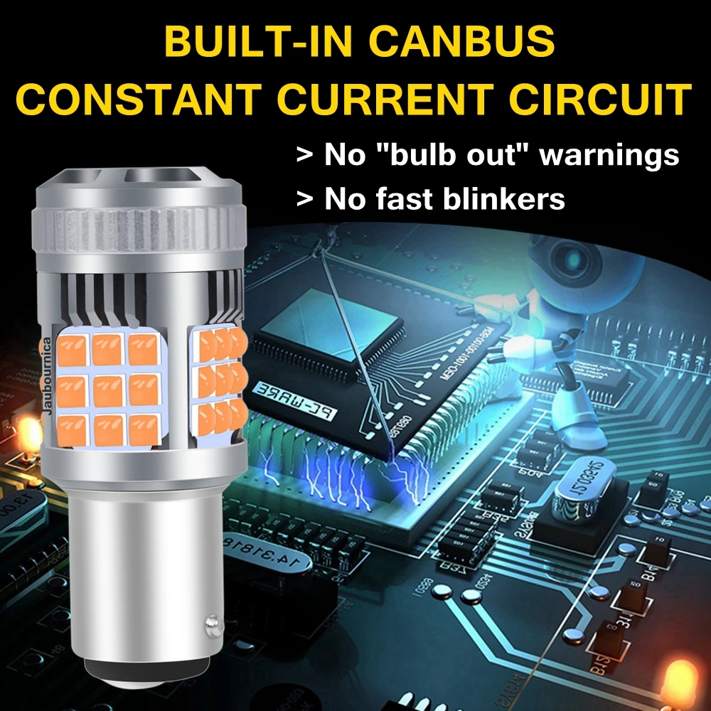 2 шт. Новый 1157 BAY15D P21/5 Вт супер яркие светодиодные лампы Canbus безошибочные