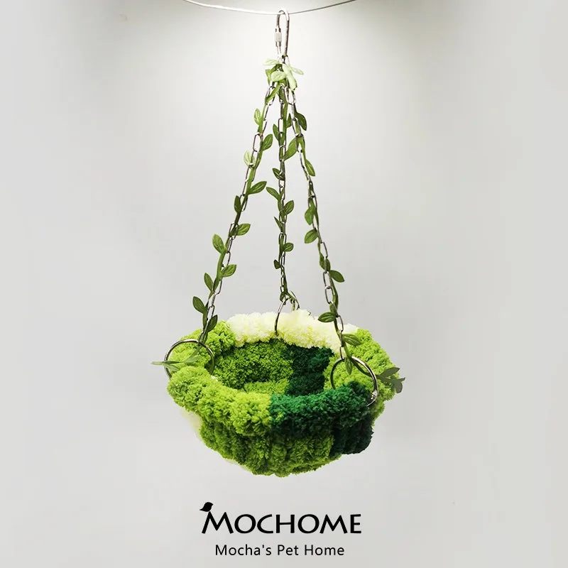 Плюшевая Подвесная Кровать Для Птиц Специальный Домик Отдыха И Игр