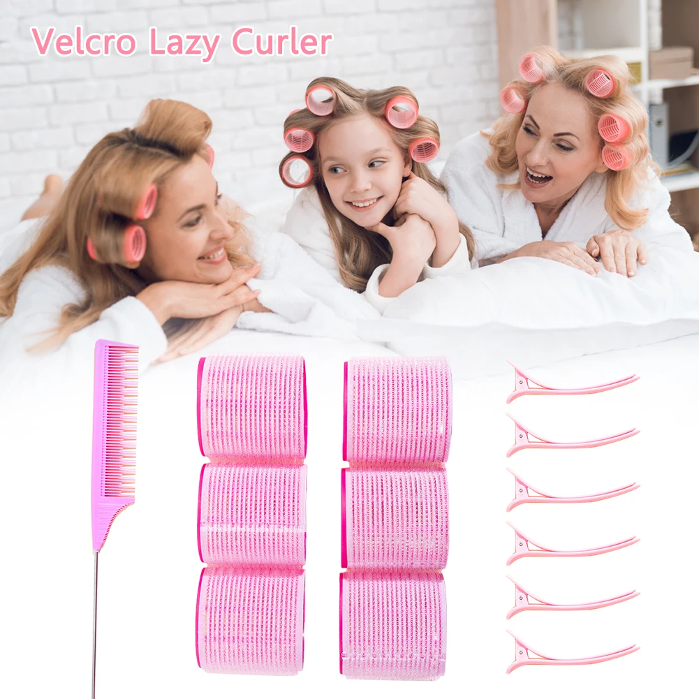 

Hair Curler Clip Self Grip Volume Self Grip Styling Curler Hair Clips Comb Fluffy Curly Hair Styling Pro Salon Hairdressing Home