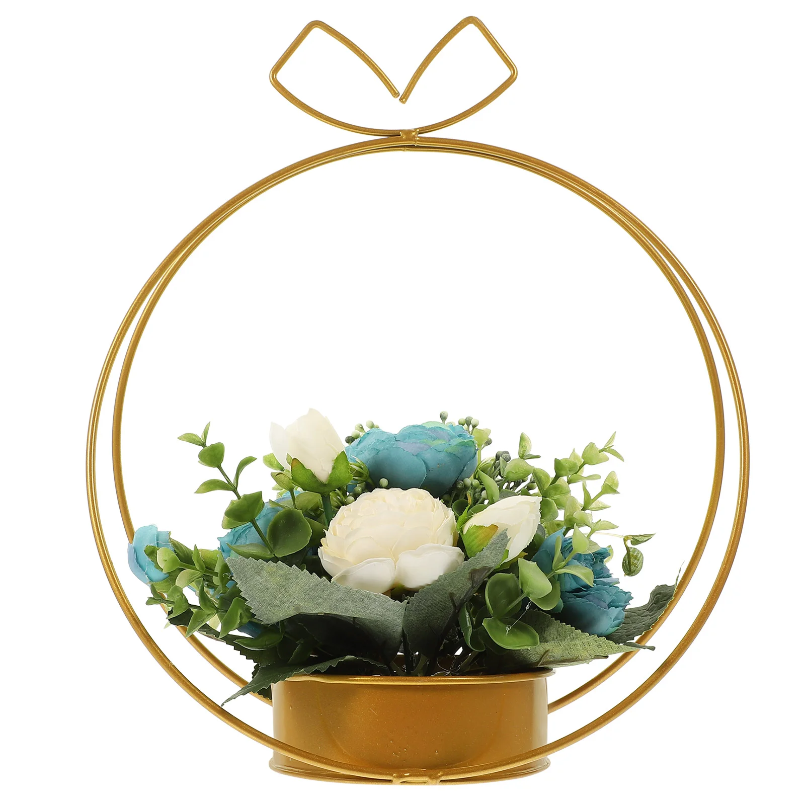 

Artificial Flower Flowers Faux Potted Plants Centerpiece Decorationwedding Baskethanging Wall Tabletopwildflowers Pots Greenery