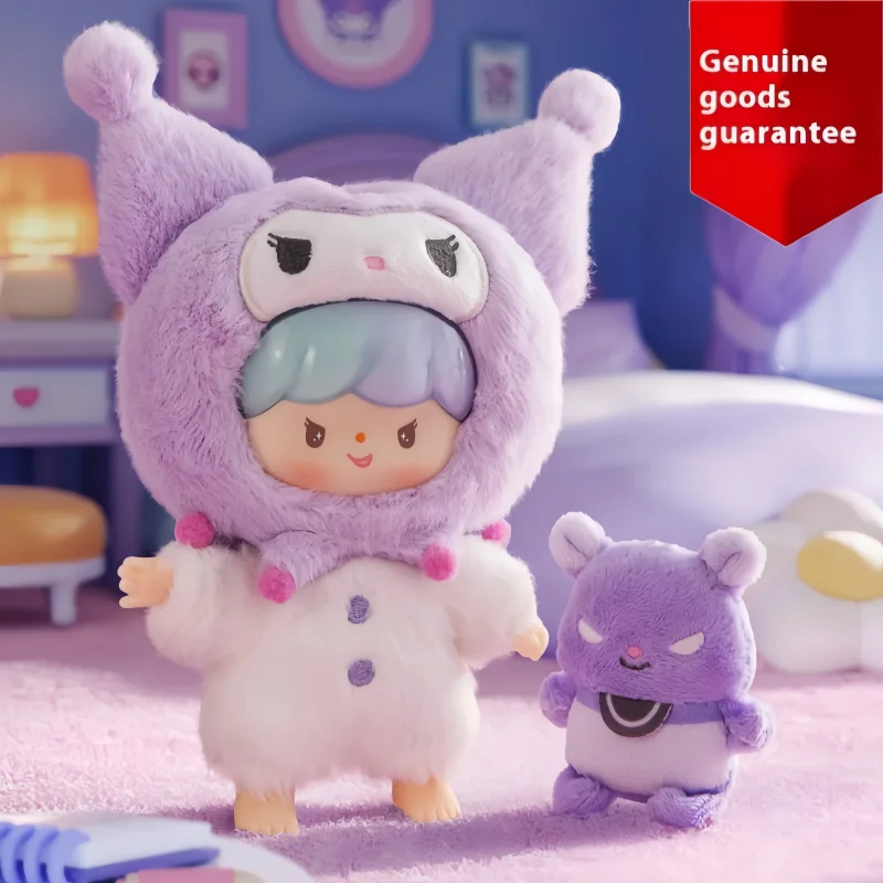 Фото Новая оригинальная серия персонажей Zzoton Sanrio Love-League Buddies, глухая коробка, совместная коллекция продуктов, игрушечная сумка, подвески в подарок №4