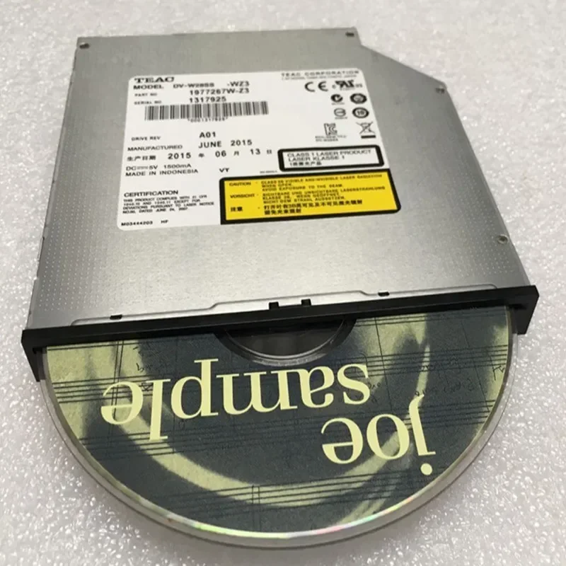 ДЛЯ ноутбука специальный ингаляционный DVD RW DRIVE модель: DV-W28SS