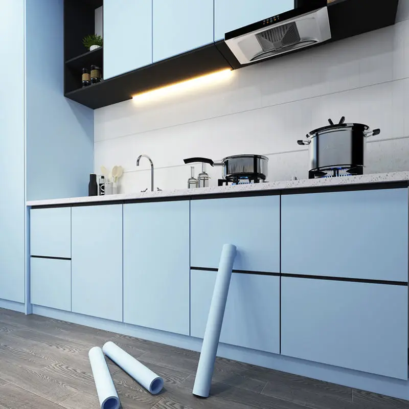 Самоклеящаяся настенная бумага для шкафа, 5 м/10 м, домашние водонепроницаемые маслостойкие настенные наклейки, виниловая контактная бумага, домашний декор, рулон для отклеивания и наклеивания