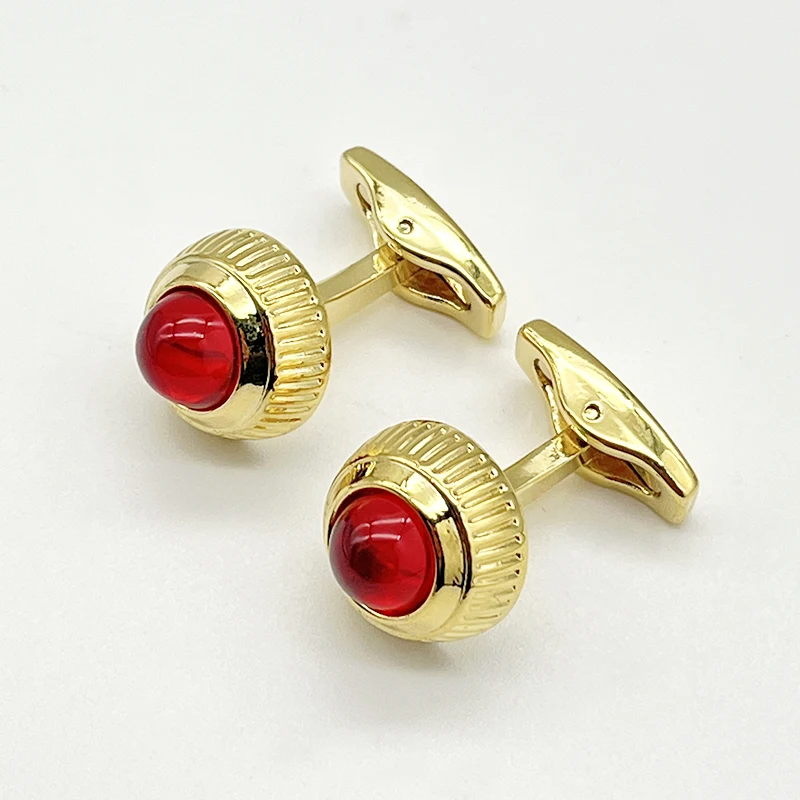 LAN CA Fashion Design Luxury Cuff Links For Men High Quality Metal Classic French Shirt Cufflink