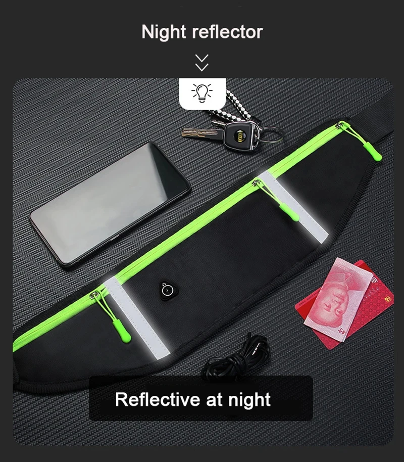 CWIKLES Спортивная Поясная Сумка Унисекс Беговой Ремень С Держателем Для Воды Чехол