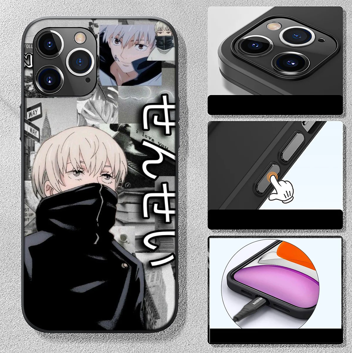 SO91 Jujutsu Kaisen Toge Inumaki Чехол для телефона Xiaomi POCO M6 M5 M4 F5 X6 C65 C55 C50 C51 C40 X4 Pro