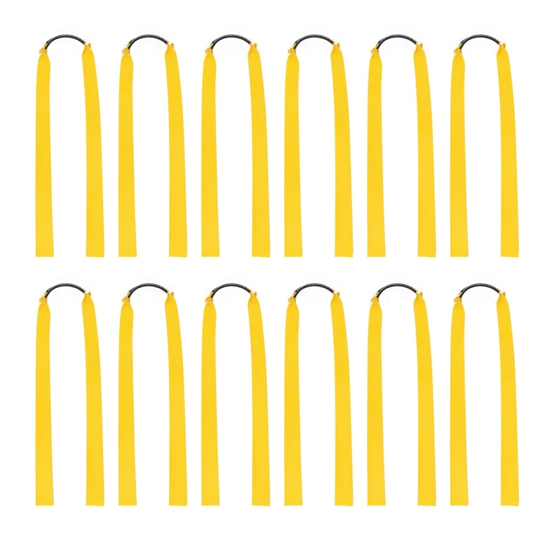 

ELOS-12Pcs резиновые ленты для катапульты расширенные плоские катапульты эластичные ленты для охоты