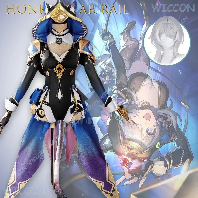 Фото Zizi 2025 Honkai Star Rail Cipher Ophiuchus Двенадцать Титанов Официальный Косплей Костюм Игровой Персонаж Аниме Конвенский Стиль Двойной P №3