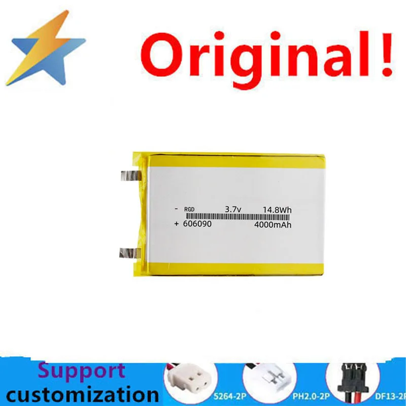

buy more will cheap Polymer lithium battery 606090 4000mAh mobile power bank 3.7V wireless face steamer lithium battery cell