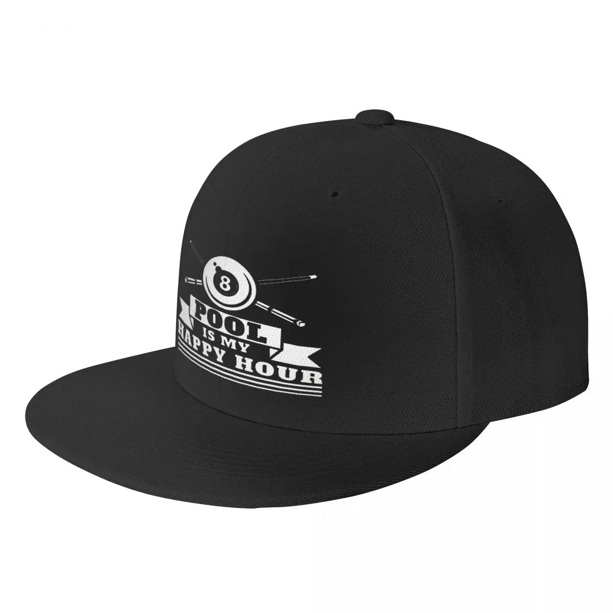 

Забавный подарок для игрока в бассейне, Кепка с 8 мячиками и плоским покрытием, бейсболка, Кепка на заказ, впитывающая влагу, подходит для ежедневного приятного подарка