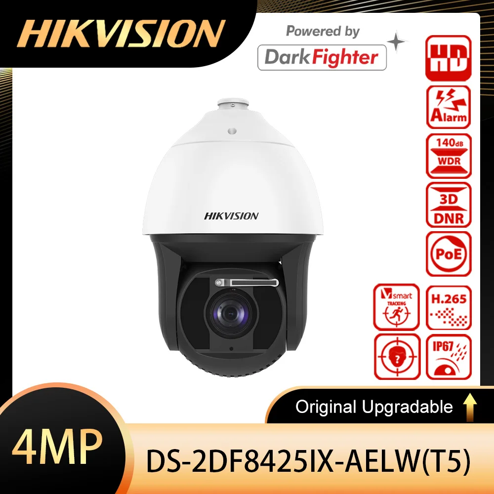 

Оригинальная английская фотокамера Hikvision PTZ (S5) 4MP 32X Hi-PoE CCTV с питанием от darkfighter ИК Сетевая скоростная купольная камера