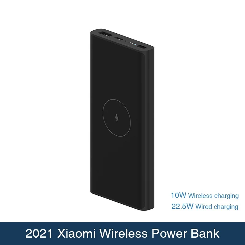 

FOR Xiaomi Wireless Power Bank 10000mAh WPB15PDZM USB C Mi Powerbank 10000 10W Qi Wireless Charger Portable Charging Poverbank