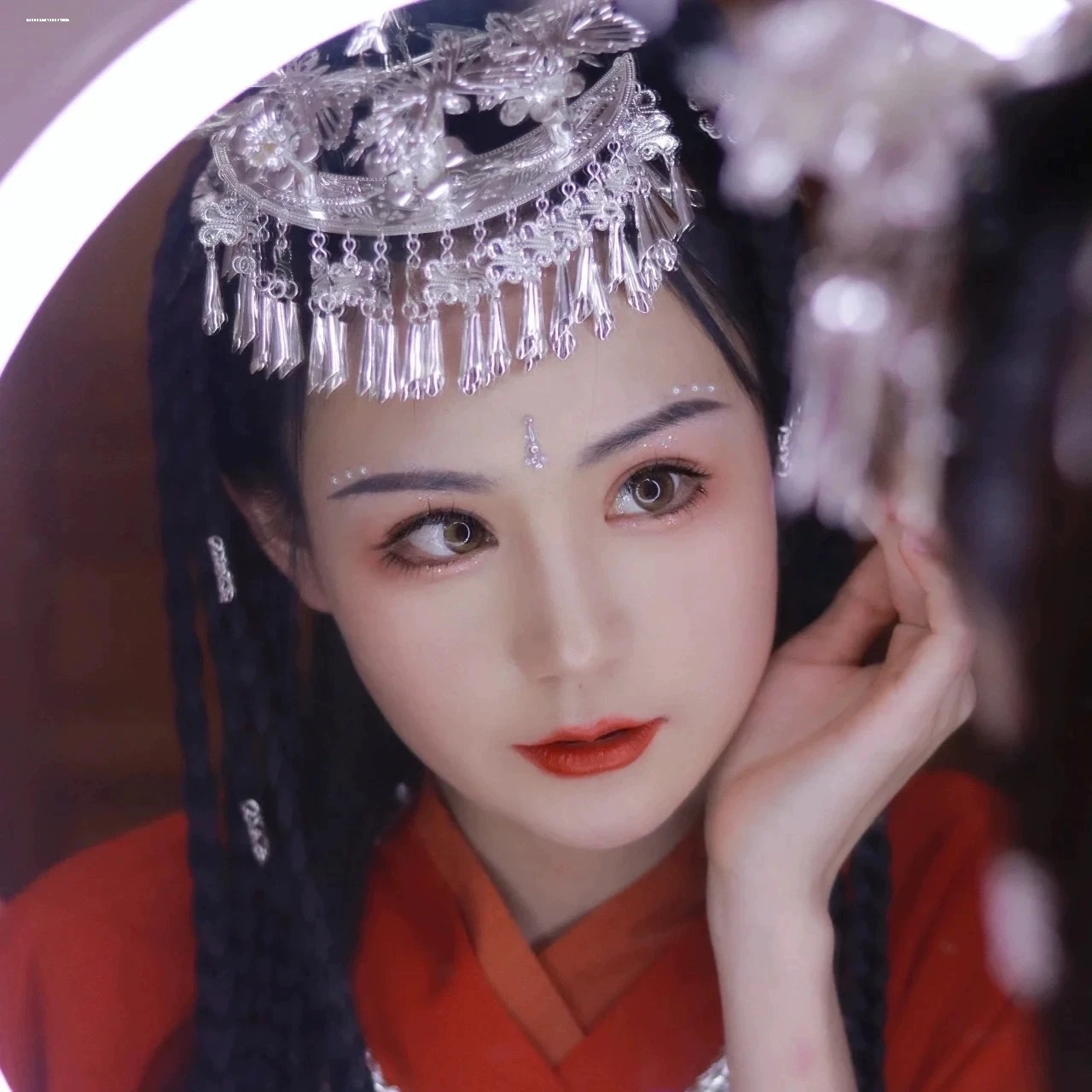 Miao Headdress March 3 Ethnic Sle Hair Accessories Tassel Hairpin Silver Dong Comb Children's Ancient Costume Han...