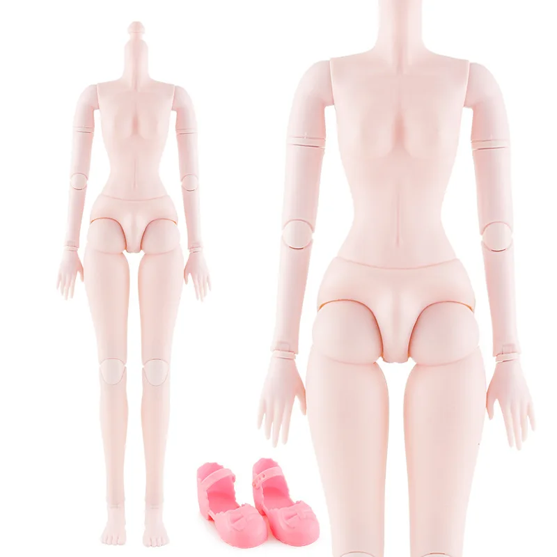 1/3 BJD Accessories Movable Joints 60cm Dolls Body White / Pink Skin Female with Shoes Accessories Toy